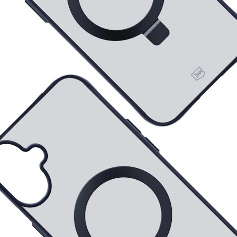 Etui do Apple iPhone 16 Plus 3mk Smoke Case Mag&Stand