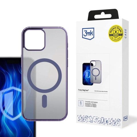 Etui na Apple iPhone 15 Plus 3mk Frosty MagCase Purple