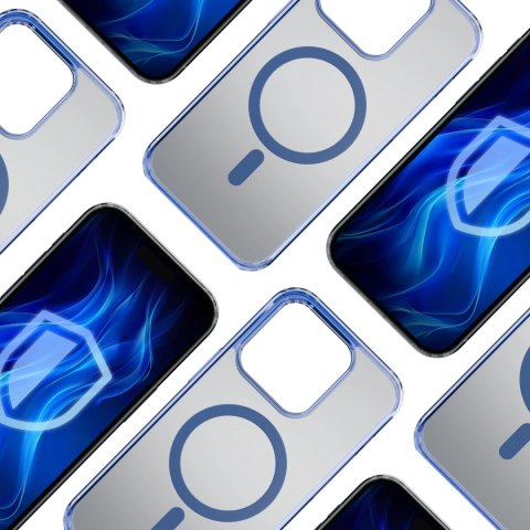 Etui na Apple iPhone 15 Pro Max 3mk Frosty MagCase Blue
