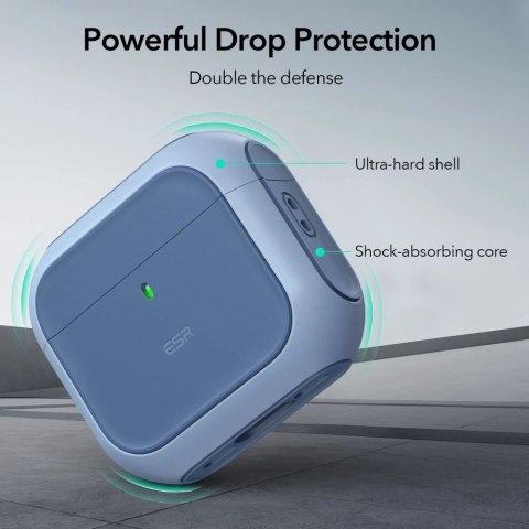 Etui ochronne na słuchawki ESR Orbit Halolock MagSafe Apple AirPods 4 Blue