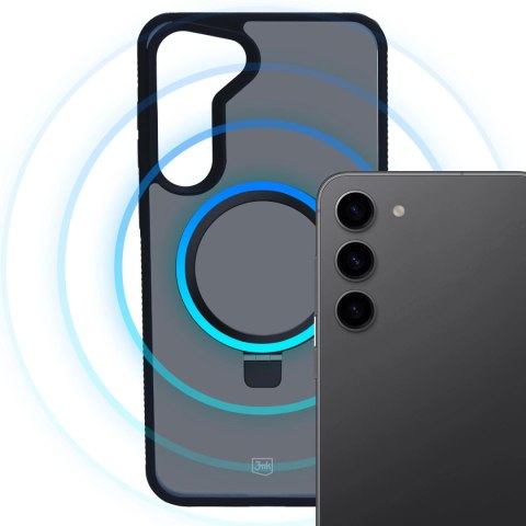 Etui do Samsung Galaxy S24+ Plus 3mk Smoke Case Mag&Stand