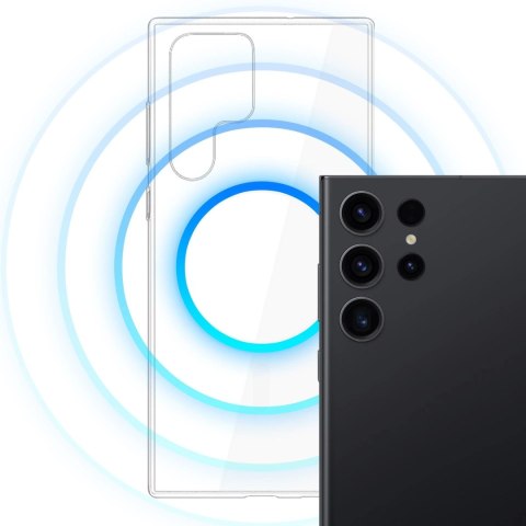 Etui ochronne case do Samsung Galaxy S23 Ultra 3mk Clear MagCase