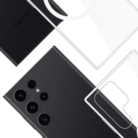 Etui ochronne case do Samsung Galaxy S23 Ultra 3mk Clear MagCase