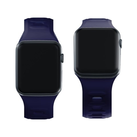 Pasek do smartwatcha 3mk Silicone Watch Strap do Apple Watch 42/44/45/49 mm Ocean Blue