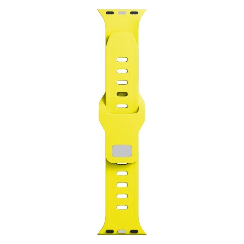 Pasek do smartwatcha 3mk Silicone Watch Strap do Apple Watch 42/44/45/49 mm Yellow