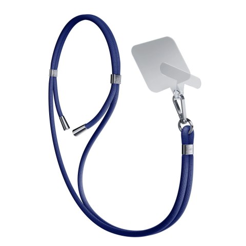 Uniwersalna smyczka do smartfona 3mk EasyClip Dark Blue (silver)
