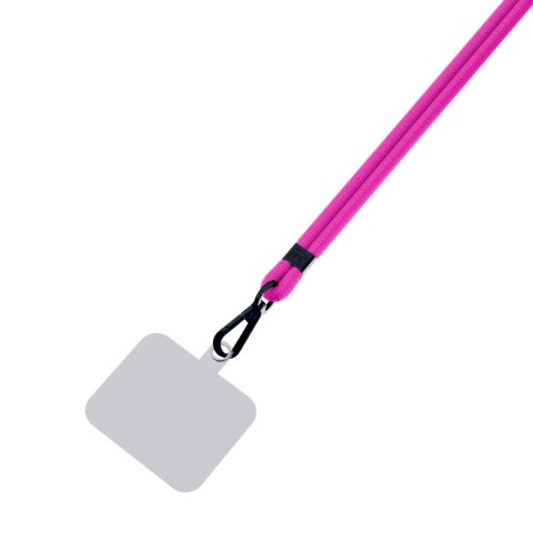 Uniwersalna smyczka do smartfona 3mk EasyClip Pink (black)