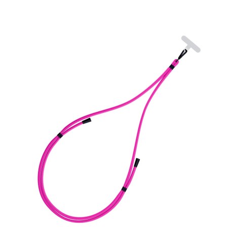 Uniwersalna smyczka do smartfona 3mk EasyClip Pink (black)