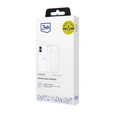 Etui 3mk Clear MagCase do iPhone 16 Plus
