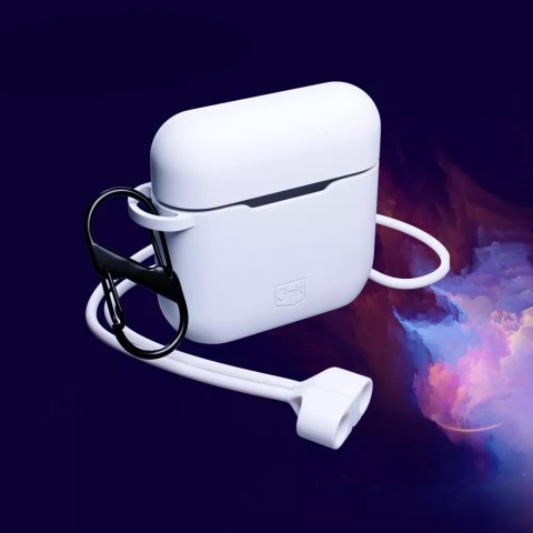 Etui 3mk Silicone AirPods Case White do Apple AirPods 2nd gen