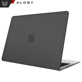 Etui do Apple Macbook Air 13 13.3" - 2018-2021 (M1 A2337/A2179/A1932) Alogy AirGuard™ Elastyczna obudowa Matowa Czerń