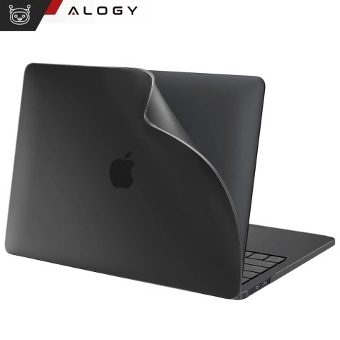 Etui do Apple Macbook Air 13 13.3" - 2018-2021 (M1 A2337/A2179/A1932) Alogy AirGuard™ Elastyczna obudowa Matowa Czerń