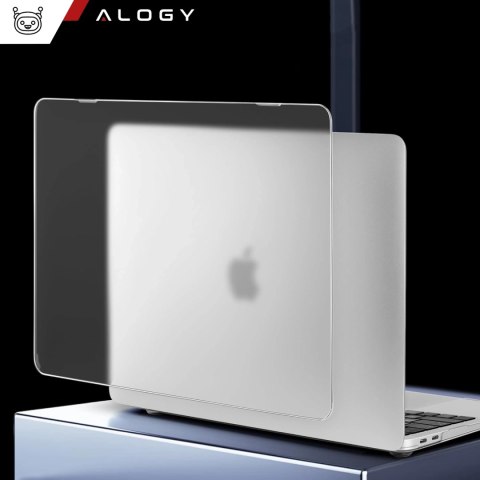 Etui do Apple Macbook Air 13 13.3" - 2018-2021 (M1 A2337/A2179/A1932) Alogy AirGuard™ Elastyczna obudowa Matowa Przezroczysta Bi