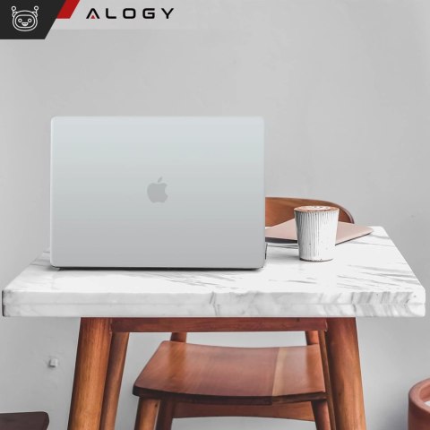 Etui do Apple Macbook Air 13 13.3" - 2018-2021 (M1 A2337/A2179/A1932) Alogy AirGuard™ Elastyczna obudowa Matowa Przezroczysta Bi