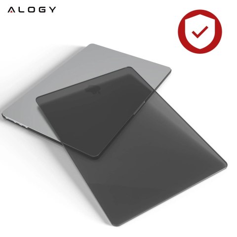 Etui do Apple Macbook Air 13.6 - M2/M3/M4 2022/2023/2024/2025 Alogy AirGuard™ Elastyczna obudowa Matowy Czarny