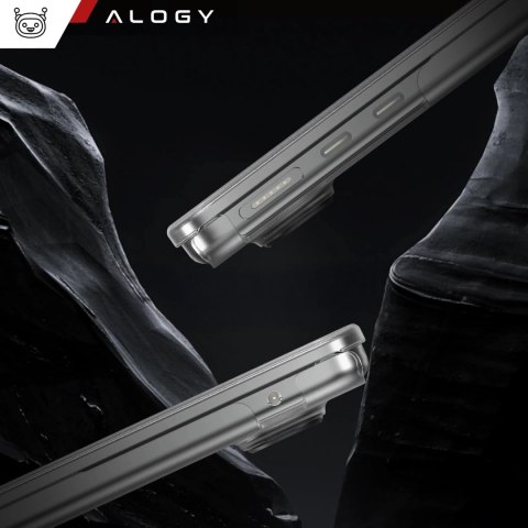 Etui ochronne do Apple Macbook Air 15 M2/M3/M4 2023/2024/2025 Alogy AirGuard™ Elastyczna obudowa Matowa Szarość