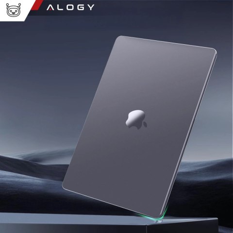 Etui ochronne do Apple Macbook Air 15 M2/M3/M4 2023/2024/2025 Alogy AirGuard™ Elastyczna obudowa Matowa Szarość