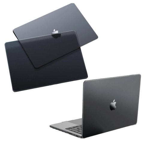 Etui ochronne do Apple Macbook Pro 14 - M1/M2/M3/M4 2021-2024 Alogy AirGuard™ Elastyczna obudowa bez odcisków palców Matowa Czer