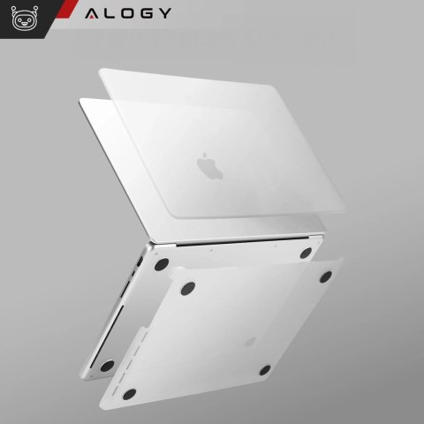 Etui ochronne do Apple Macbook Pro 14 - M1/M2/M3/M4 2021-2024 Alogy AirGuard™ Elastyczna obudowa bez odcisków palców Matowa Prze