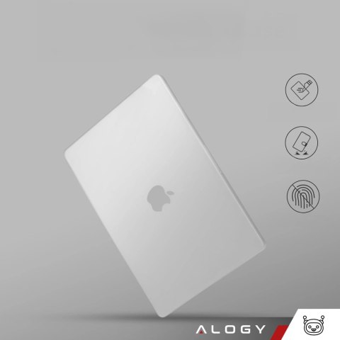 Etui ochronne do Apple Macbook Pro 14 - M1/M2/M3/M4 2021-2024 Alogy AirGuard™ Elastyczna obudowa bez odcisków palców Matowa Prze