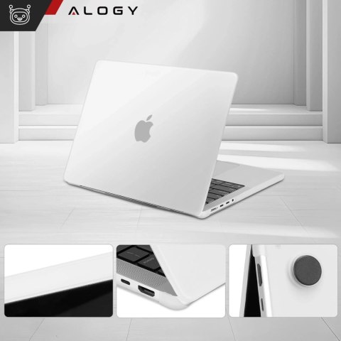 Etui ochronne do Apple Macbook Pro 14 - M1/M2/M3/M4 2021-2024 Alogy AirGuard™ Elastyczna obudowa bez odcisków palców Matowa Prze