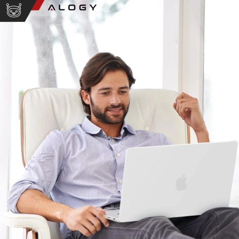 Etui ochronne do Apple Macbook Pro 14 - M1/M2/M3/M4 2021-2024 Alogy AirGuard™ Elastyczna obudowa bez odcisków palców Matowa Prze