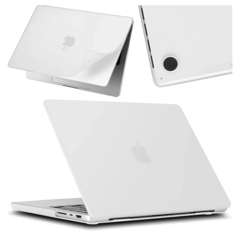 Etui ochronne do Apple Macbook Pro 14 - M1/M2/M3/M4 2021-2024 Alogy AirGuard™ Elastyczna obudowa bez odcisków palców Matowa Prze