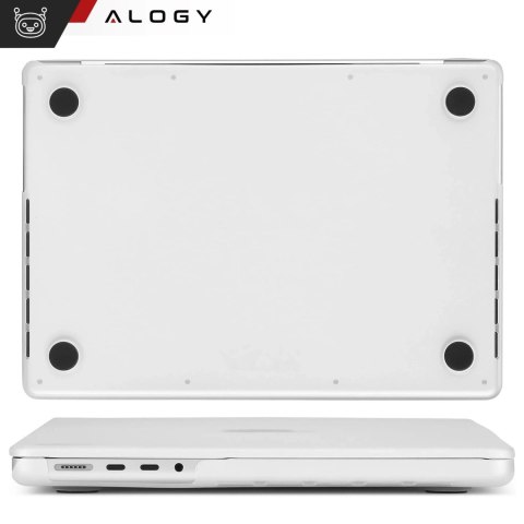 Etui ochronne do Apple Macbook Pro 14 - M1/M2/M3/M4 2021-2024 Alogy AirGuard™ Elastyczna obudowa bez odcisków palców Matowa Prze