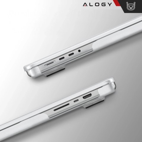 Etui ochronne do Apple Macbook Pro 14 - M1/M2/M3/M4 2021-2024 Alogy AirGuard™ Elastyczna obudowa bez odcisków palców Matowa Prze