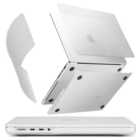 Etui ochronne do Apple Macbook Pro 14 - M1/M2/M3/M4 2021-2024 Alogy AirGuard™ Elastyczna obudowa bez odcisków palców Matowa Prze