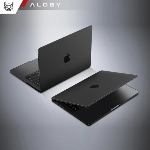 Etui ochronne do Apple Macbook Pro 16 - M1/M2/M3/M4 2021-2024 2025 Alogy AirGuard™ Elastyczna obudowa Matowa Czerń
