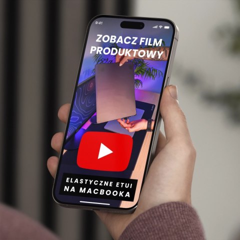 Etui ochronne do Apple Macbook Pro 16 - M1/M2/M3/M4 2021-2024 2025 Alogy AirGuard™ Elastyczna obudowa Matowa Czerń