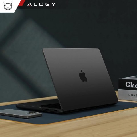 Etui ochronne do Apple Macbook Pro 16 - M1/M2/M3/M4 2021-2024 2025 Alogy AirGuard™ Elastyczna obudowa Matowa Czerń