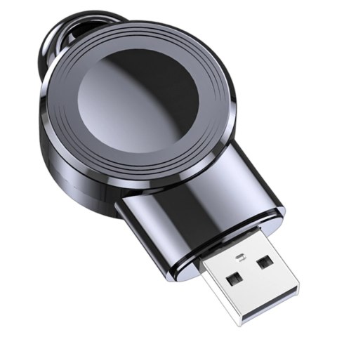 Mini ładowarka indukcyjna do ładowania Apple Watch USB Alogy High-end Chip Czarna