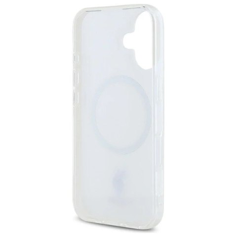 US Polo USHMP16SHOCLDPW iPhone 16 6.1" biały/white IML Ring MagSafe