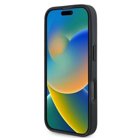 Etui Mercedes iPhone 16 Pro Max 6.9" Hardcase Smooth Leather MagSafe Czarny