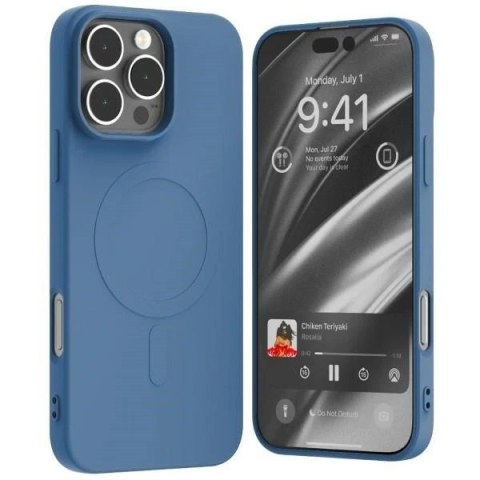 Etui Mercury MagSafe Semi-Silicone do iPhone 16 Pro Max 6,9" Niebieski