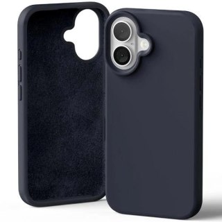 Etui Mercury Silicone do iPhone 16 6,1" Granatowy