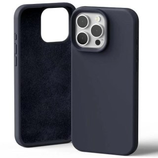 Etui Mercury Silicone do iPhone 16 Pro Max 6,9" Granatowy