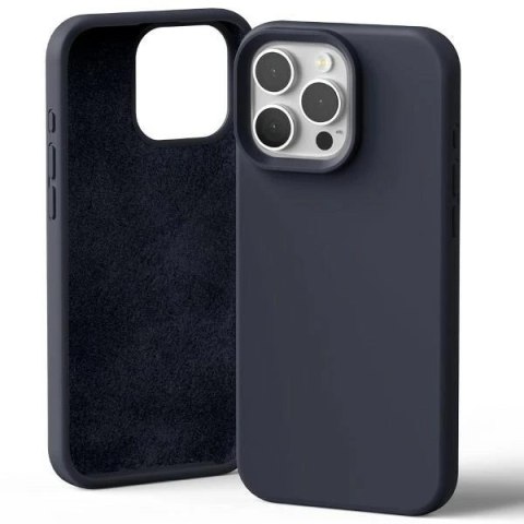 Etui Mercury Silicone do iPhone 16 Pro Max 6,9" Granatowy