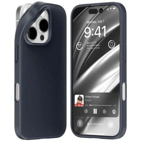 Etui Mercury Soft do iPhone 16 Pro 6,3" Granatowy