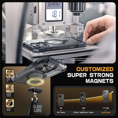 Etui SupCase UB Grip Mag MagSafe iPhone 16 Pro Szare