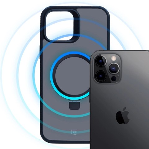 Etui do Apple iPhone 12 Pro Max - 3mk Smoke Case Mag&Stand