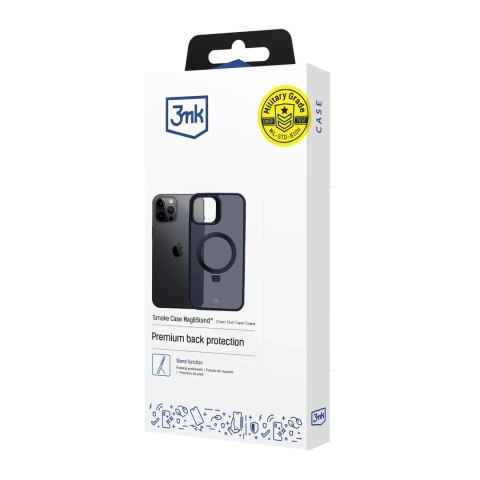 Etui do Apple iPhone 12 Pro Max - 3mk Smoke Case Mag&Stand