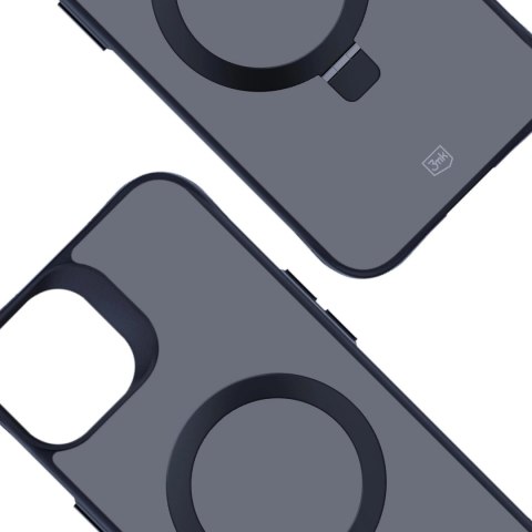 Etui na Apple iPhone 13 / iPhone 14 - 3mk Smoke Case Mag&Stand Czarne