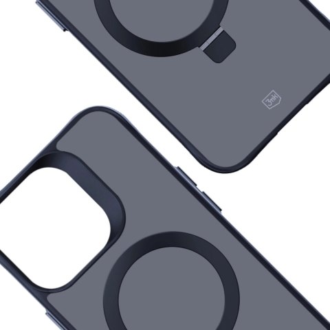 Etui na Apple iPhone 14 Pro - 3mk Smoke Case Mag&Stand Czarne