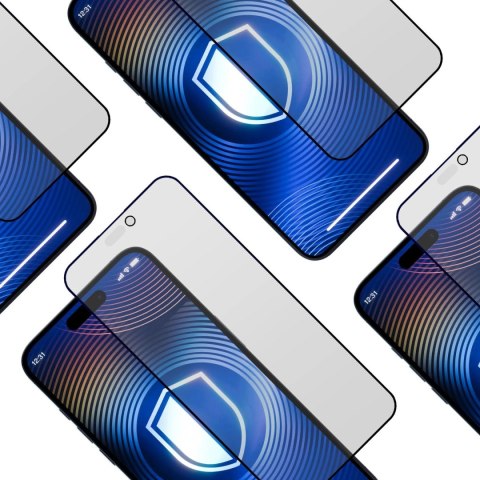 Matowe Szkło Hartowane do Apple iPhone 14 Pro - 3mk Hardglass Matt Max Privacy