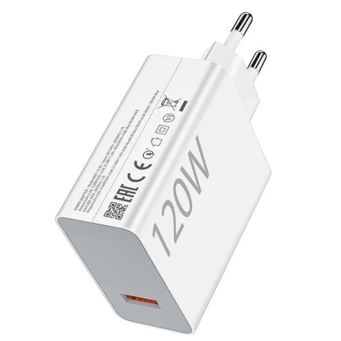 Oryginalna Ładowarka Sieciowa Xiaomi MDY-13-EE 120W Szybkie ładowanie Quick Charge QC 3.0 Biała