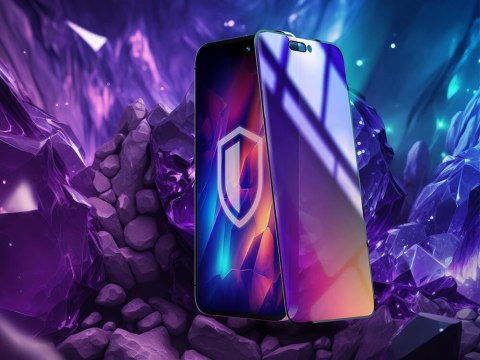 Prywatyzujące szkło hartowane do Apple iPhone 16 - 3mk Rainbow Privacy