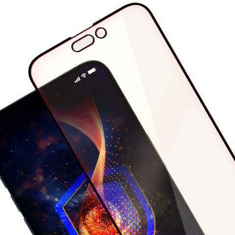 Szkło hartowane Anti-Blue Light do Apple iPhone 15 Pro - 3mk Eye Care Protector